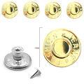BOTAO JEANS COROA  FASHION JEANS DOURADO 17MM
